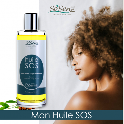 Huile SOS - Huile sèche corps et cheveux 100ML – Image 3
